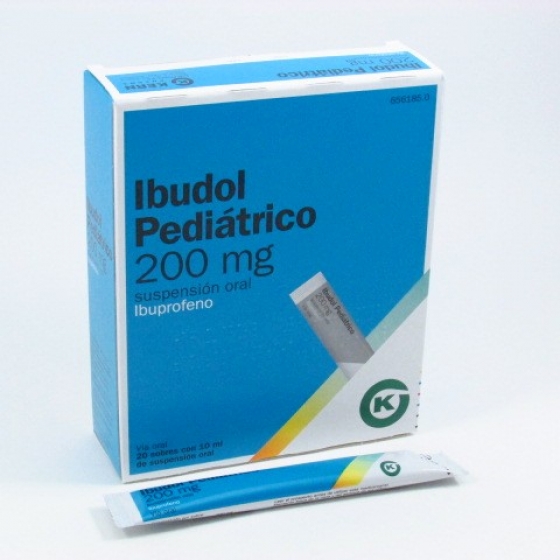 IBUDOL PEDIATRICO 200MG 20 SOBRES SUSPENSION ORAL 10ML