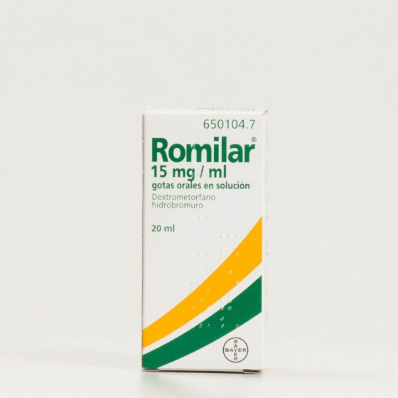 ROMILAR 15 MG/ML GOTAS ORALES SOLUCION 20 ML