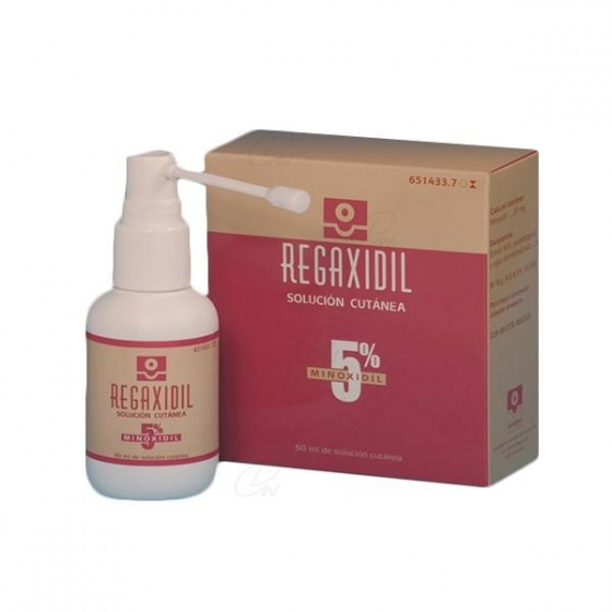 REGAXIDIL 50 MG/ML SOLUCION CUTANEA 1 FRASCO 60 ML