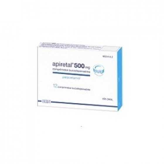 APIRETAL 500 MG 12 COMPRIMIDOS BUCODISPERSABLES