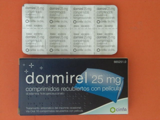 DORMIREL 25 MG 16 COMPRIMIDOS RECUBIERTOS