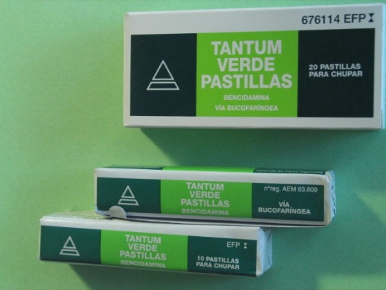 TANTUM VERDE 3 MG 20 PASTILLAS PARA CHUPAR MENTA