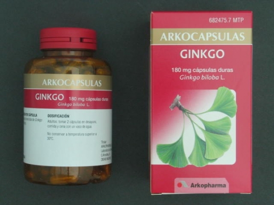 ARKOCAPSULAS GINKGO 180 MG 200 CAPSULAS