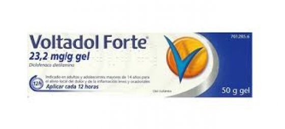 VOLTADOL FORTE 20 MG/G GEL TOPICO 50 G