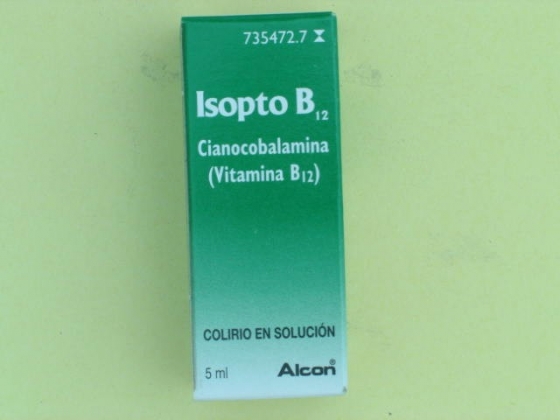 ISOPTO B 12 0.5 MG/ML COLIRIO 1 FRASCO SOLUCION 5 ML