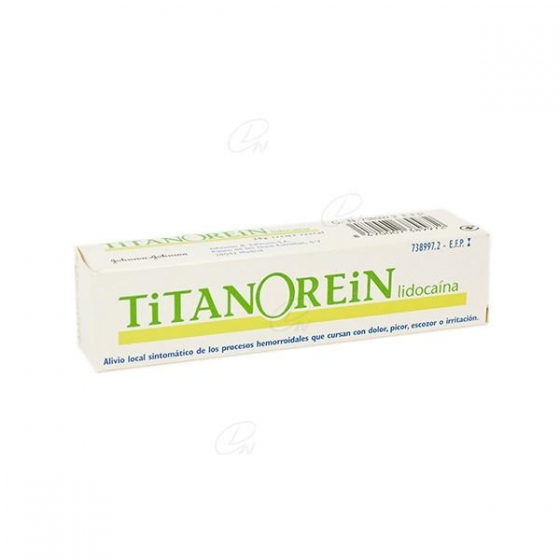 TITANOREIN LIDOCAINA CREMA RECTAL 20 G