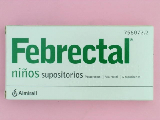FEBRECTAL INFANTIL 300 MG 6 SUPOSITORIOS