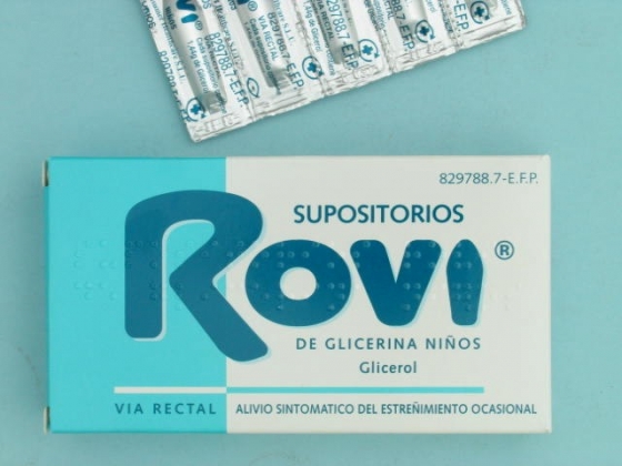 SUPOSITORIOS GLICERINA ROVI INFANTIL 1.44 G 15 SUPOSITORIOS