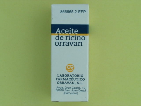 ACEITE RICINO ORRAVAN SOLUCION ORAL 25 G