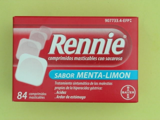 RENNIE 84 COMPRIMIDOS MASTICABLES C/ SACAROSA