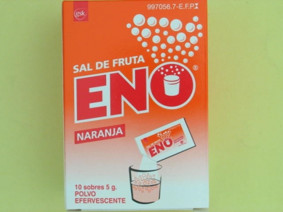 SAL DE FRUTA ENO NARANJA 5 G 10 SOBRES