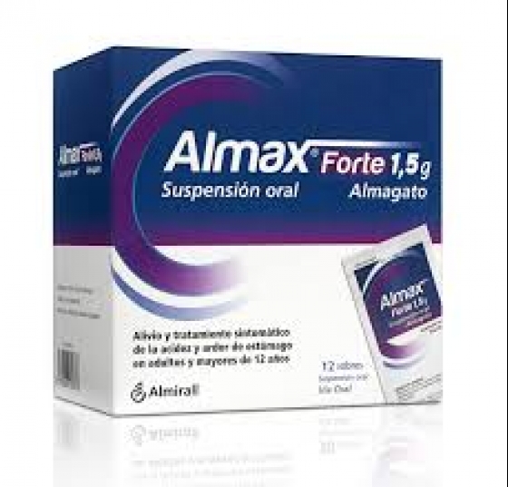 ALMAX FORTE 1.5 G 12 SOBRES SUSPENSION ORAL